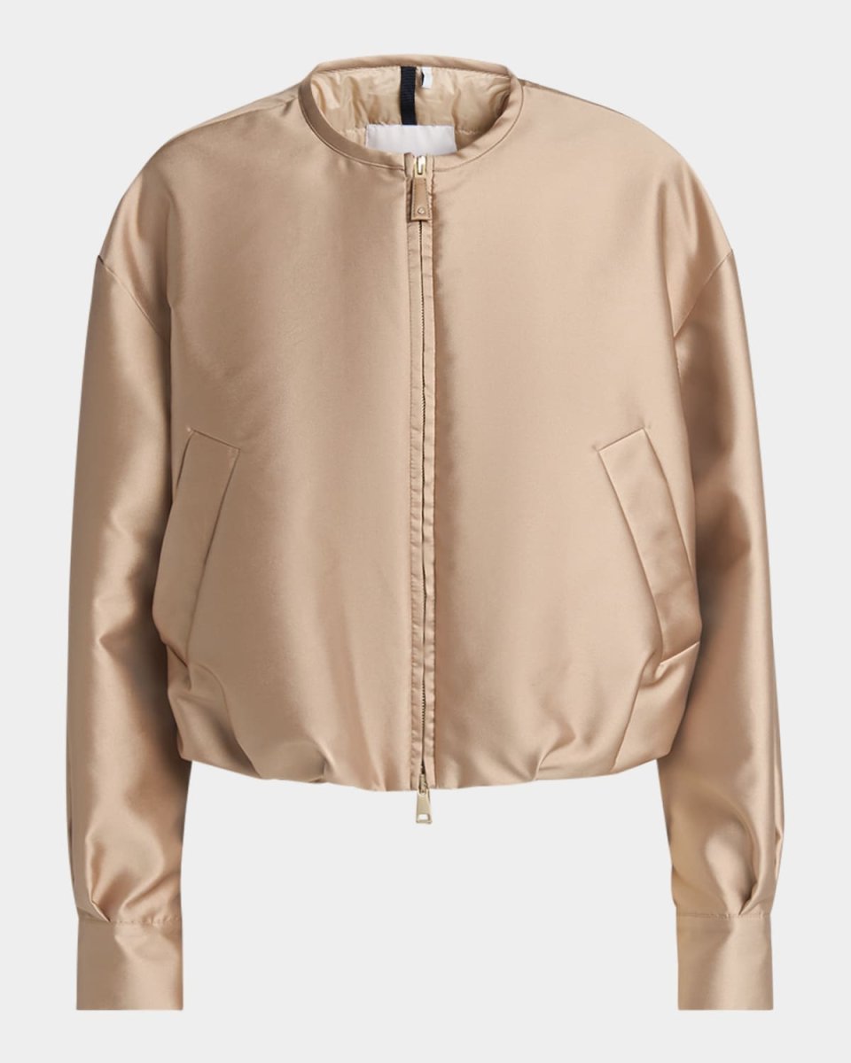 Maupa Satin Bomber Jacket